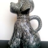 Zoomorphic pitcher slurry poodle