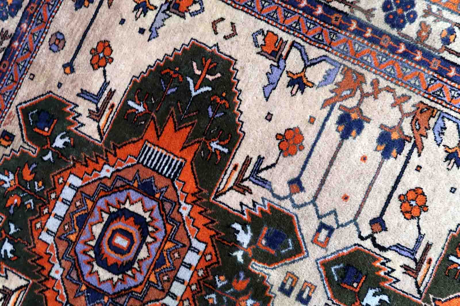 Vintage caucasian Kazak rug 123x213cm 1960s