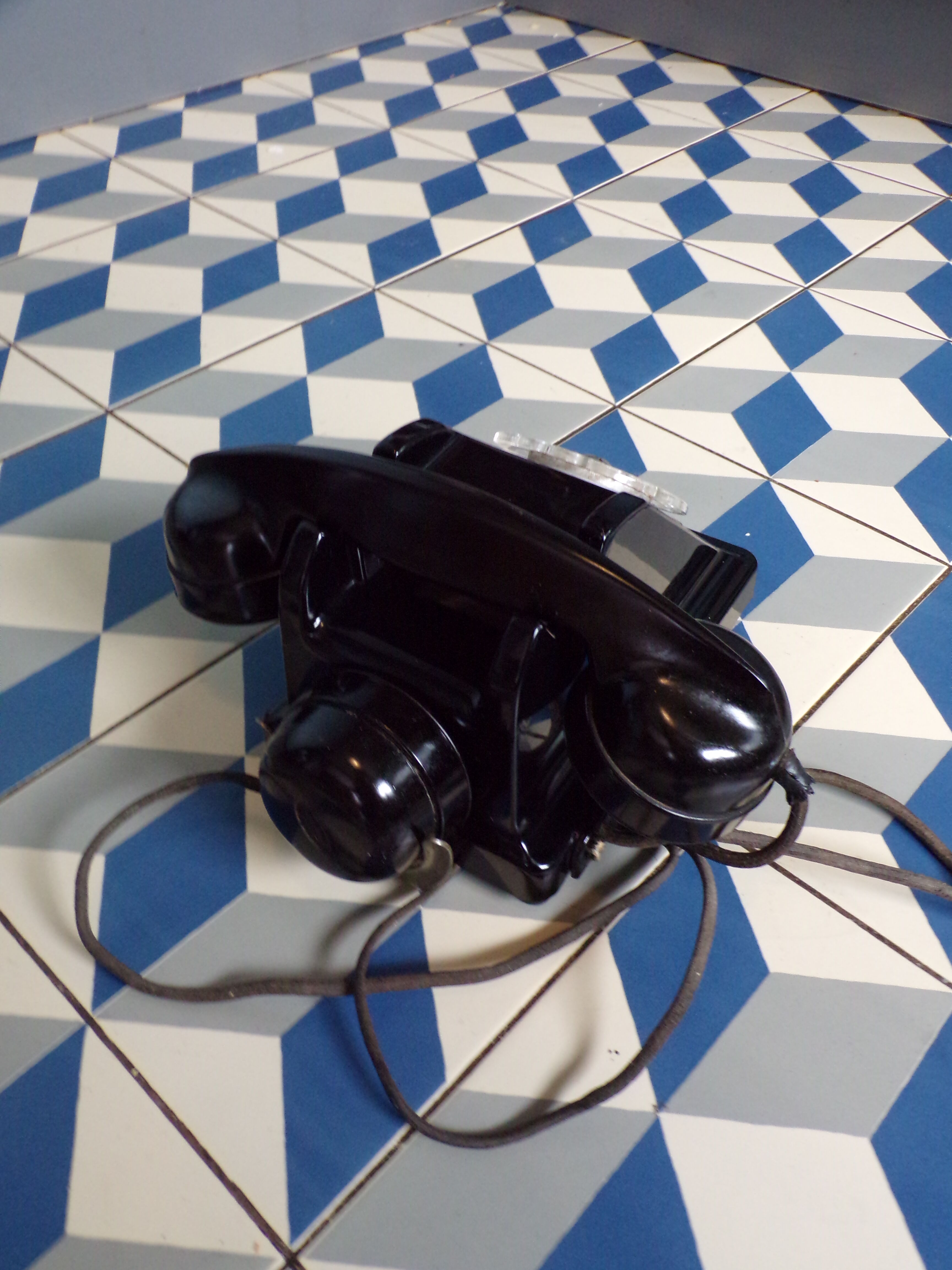 Vintage Bakelite Dial Phone