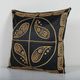 Vintage embroidered cushion cover 43x46 cm