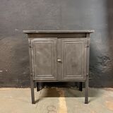 Old steel bedside table service