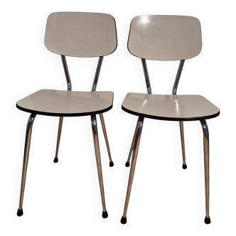 2 formica chairs