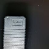 Cobra leather desk lamp by Traso Milano 1988