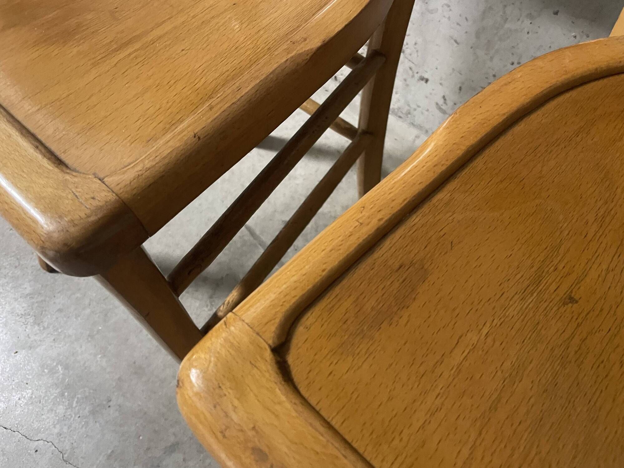 Pair of 1960s bistro chairs