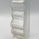 Vase in thick glass with frosted effect stamped by claus josef riedel