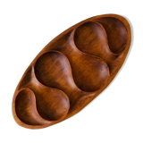 L46cm teak tray by Laur Jensen for Odense Denmark