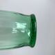 Set of 5 green art deco water glasses 30s-40s