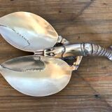 Zoomorphic trinket bowl in solid brass