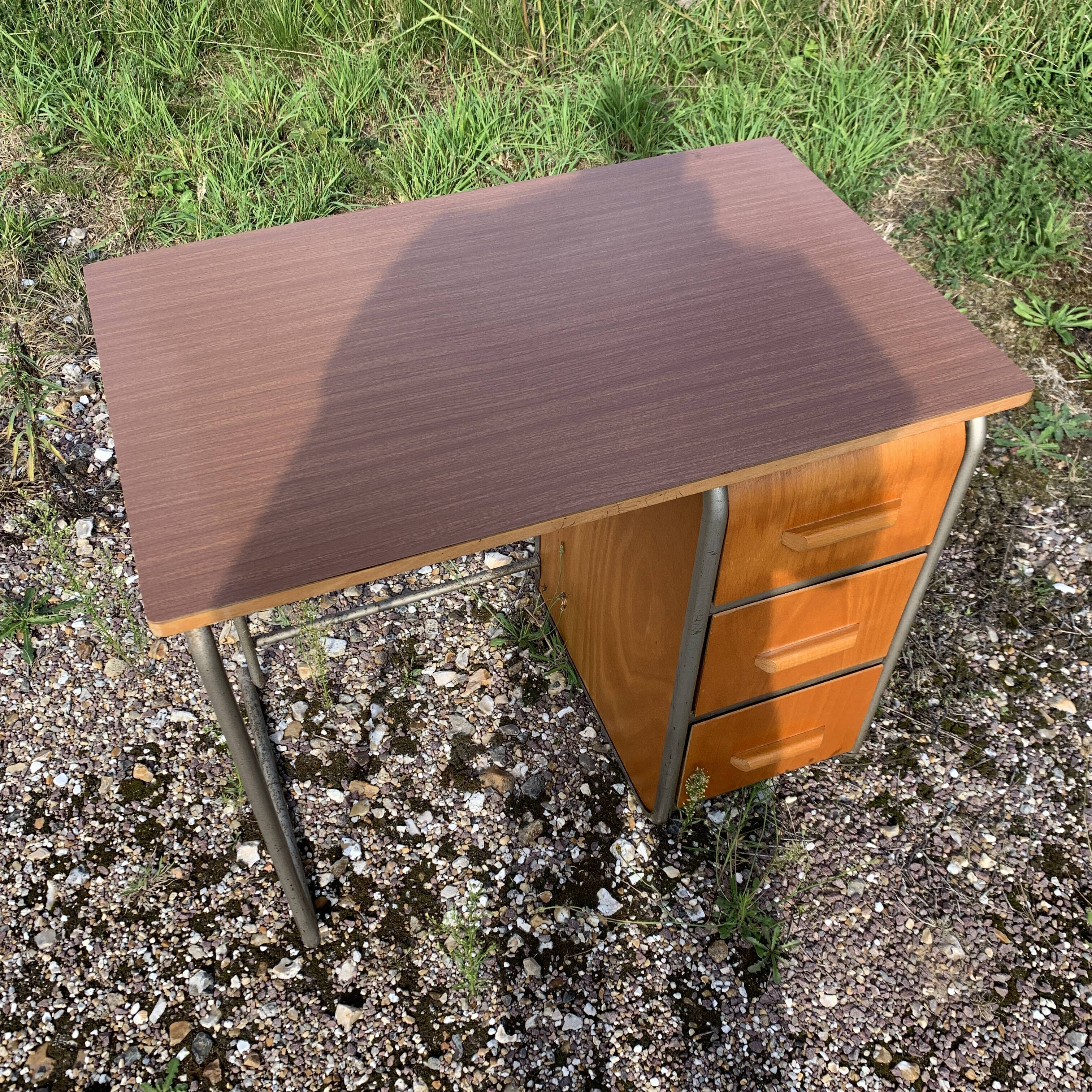 Child desk with drawer box 1950