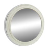 Vintage round resin mirror from the 60s/70s