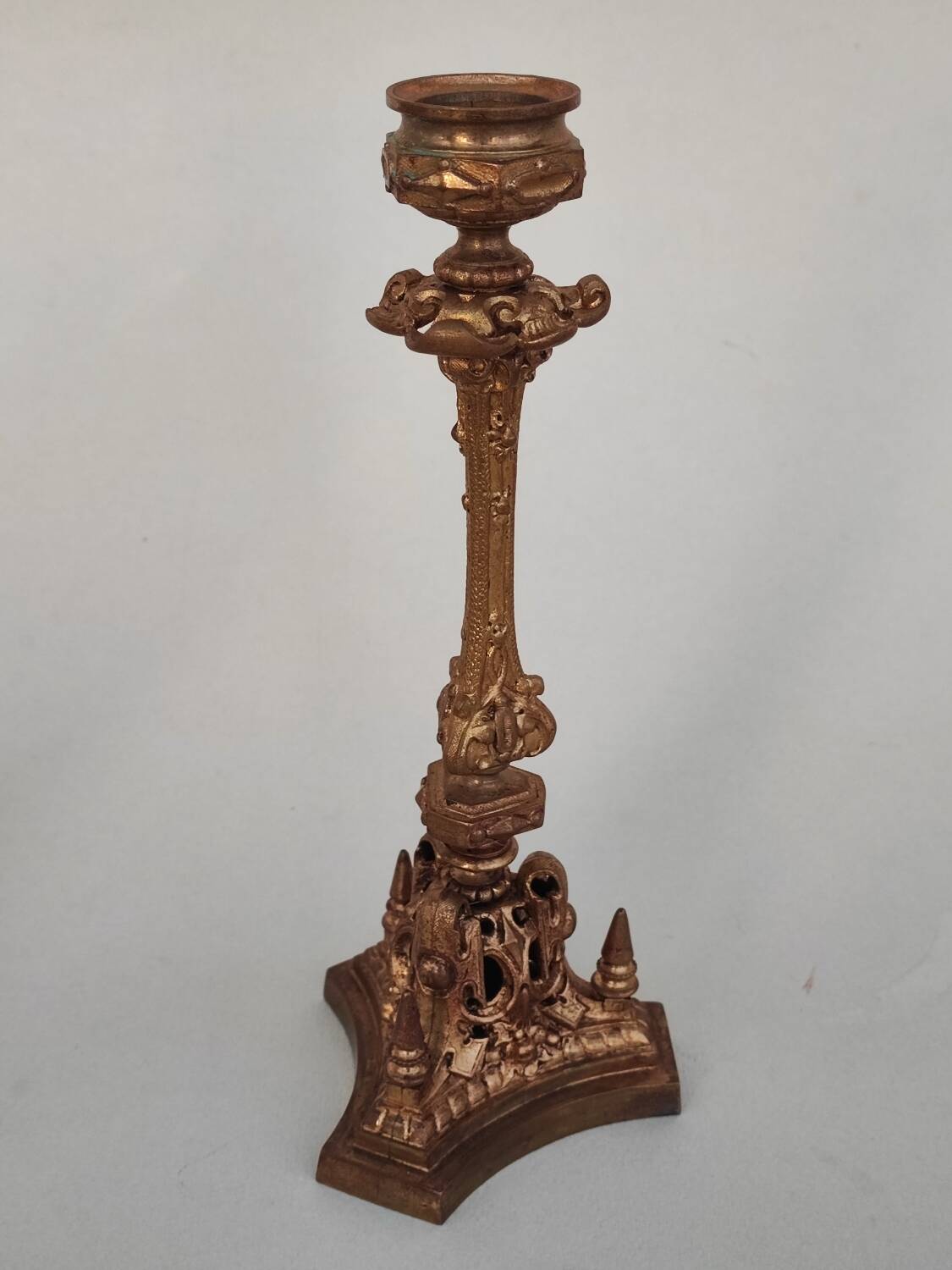 Paire de chandeliers en bronze