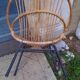 Salon en rotin vintage