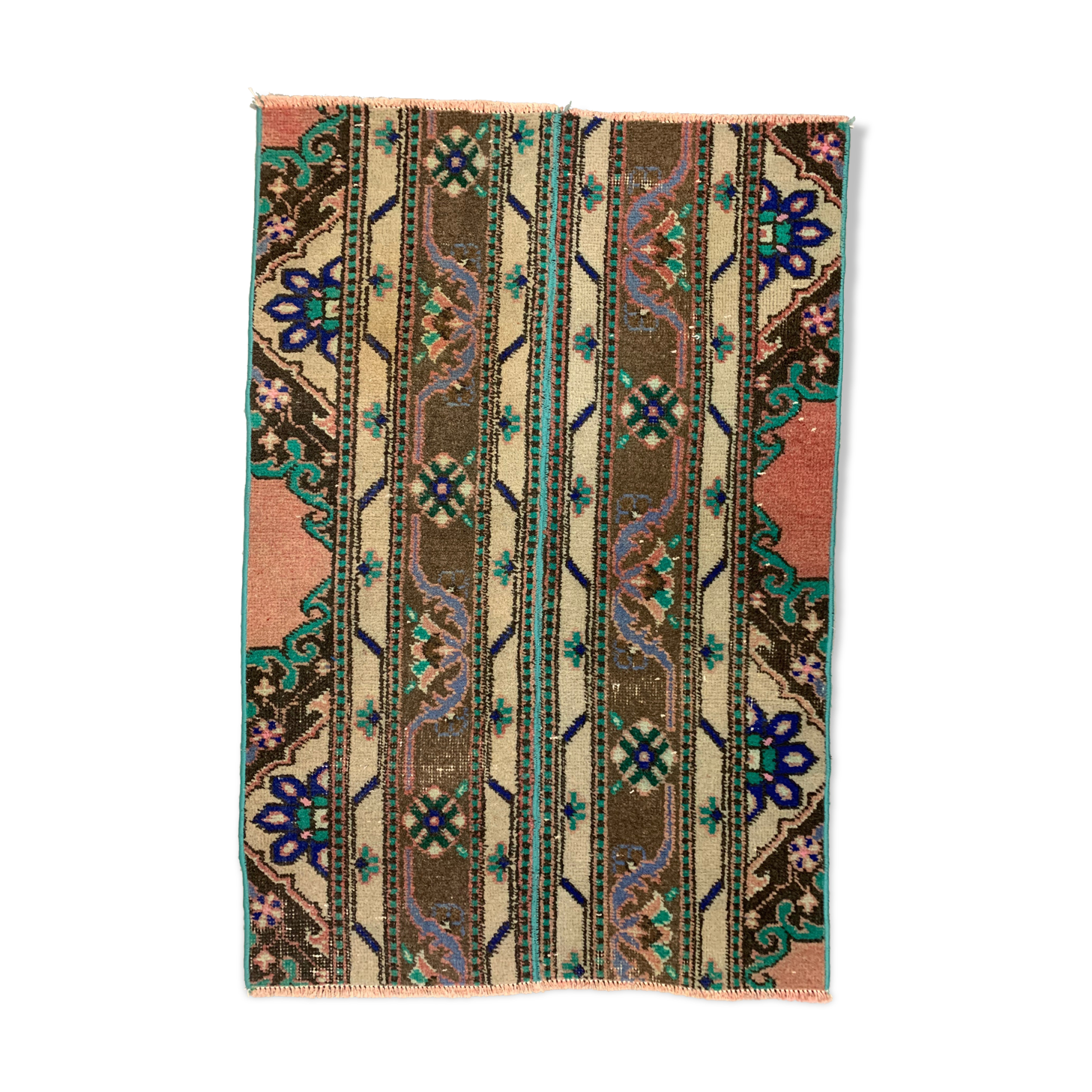 Tapis turc 110x74 cm vintage