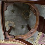 Suite of 4 Gondola Chairs in Mahogany Empire