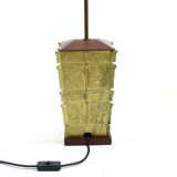 Lampe en bronze de style archaïque chinois 1940 / 1950 s