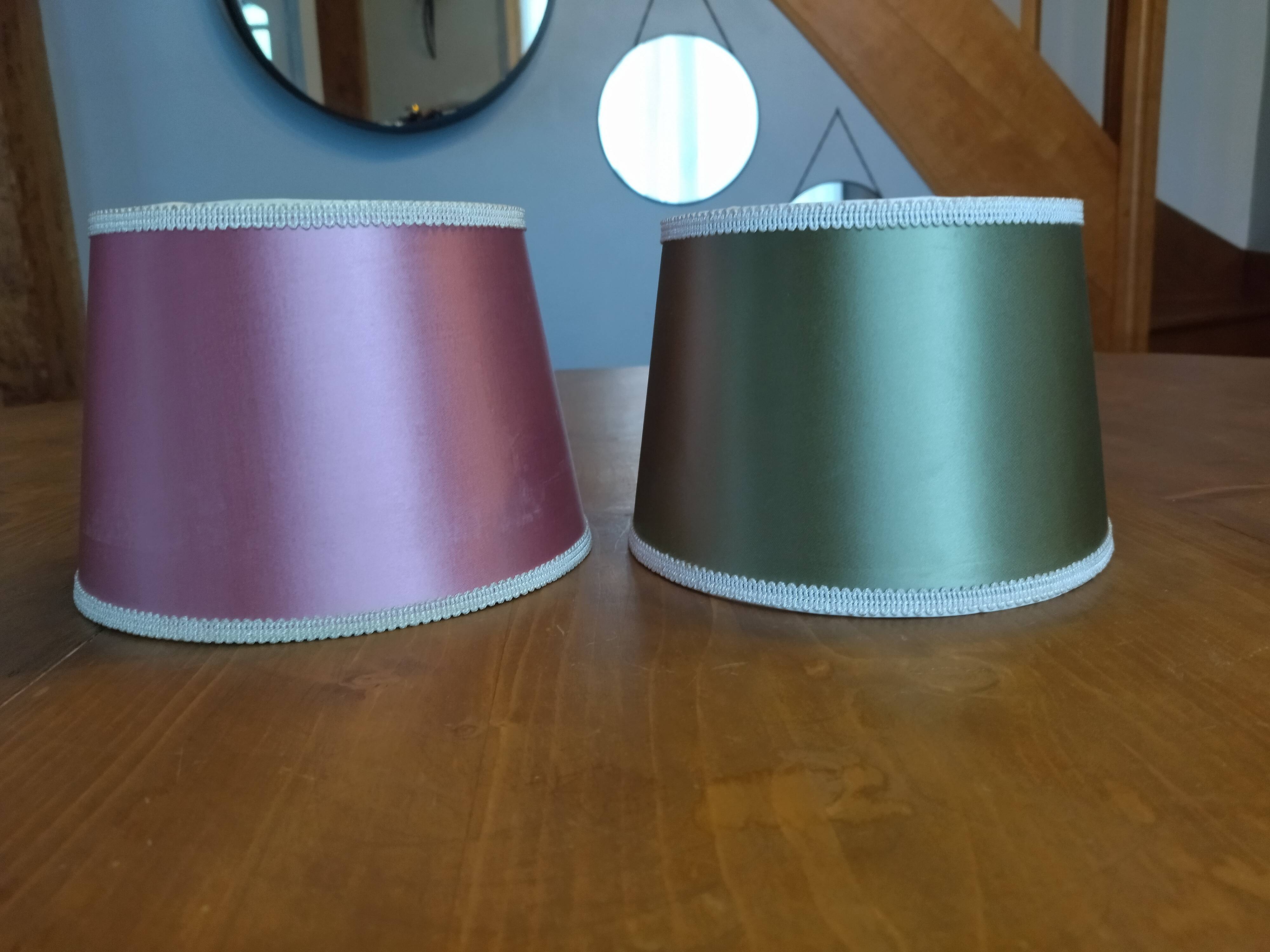 Pair of vintage bronze lamps