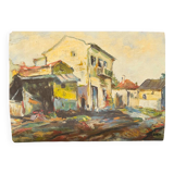 Oil on Panel Painting by Marcel Leprin