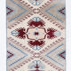 Tapis de couloir Oushak bleu ciel 2x7, 77x226Cm