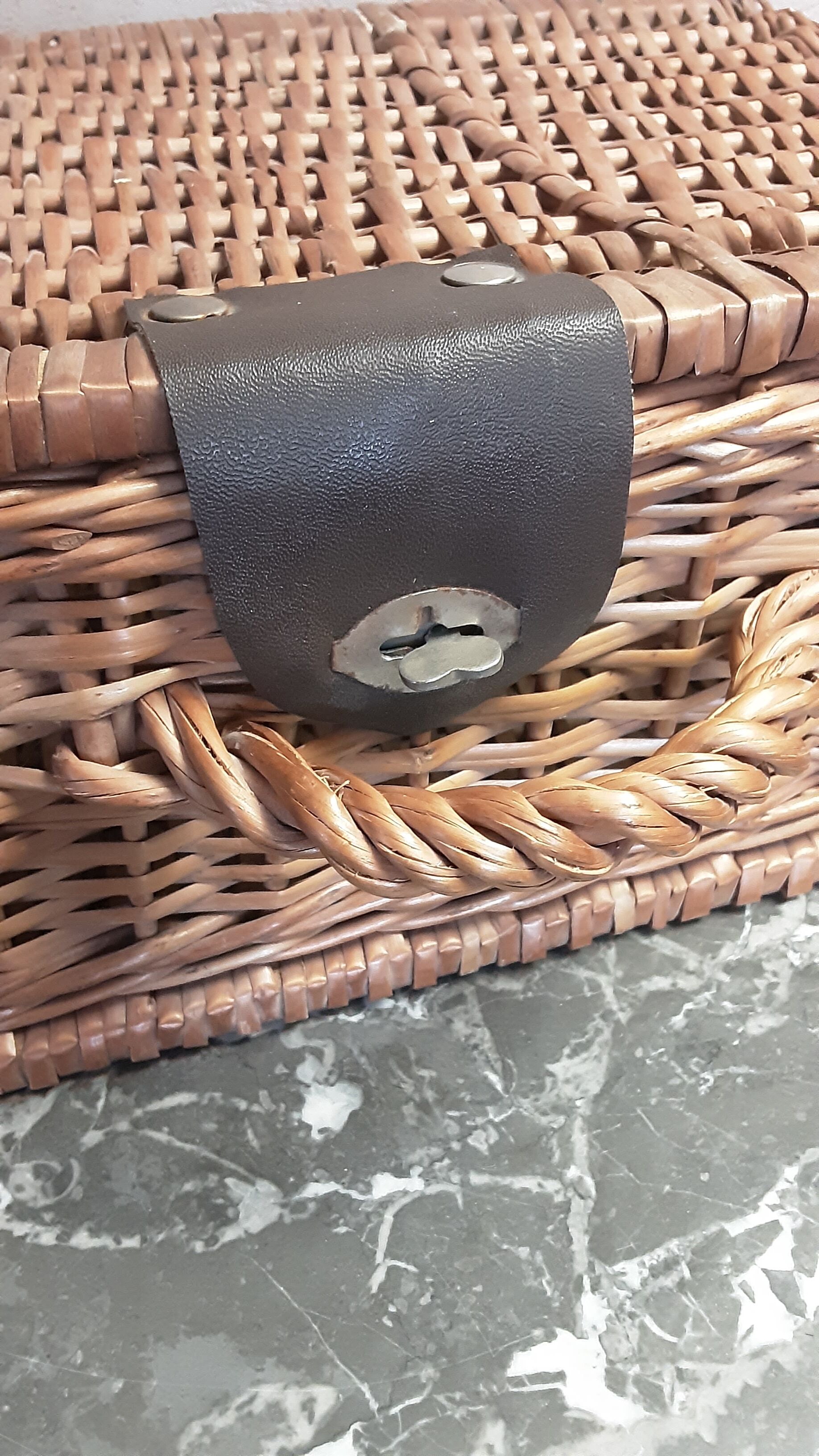 Rattan wicker malle 70 years