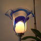 Vintage blue glass lamp Mazzega