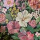 Huile sur toile bouquet de fleurs roses