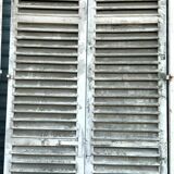 Set of 2 pairs of 19th century solid oak shutters