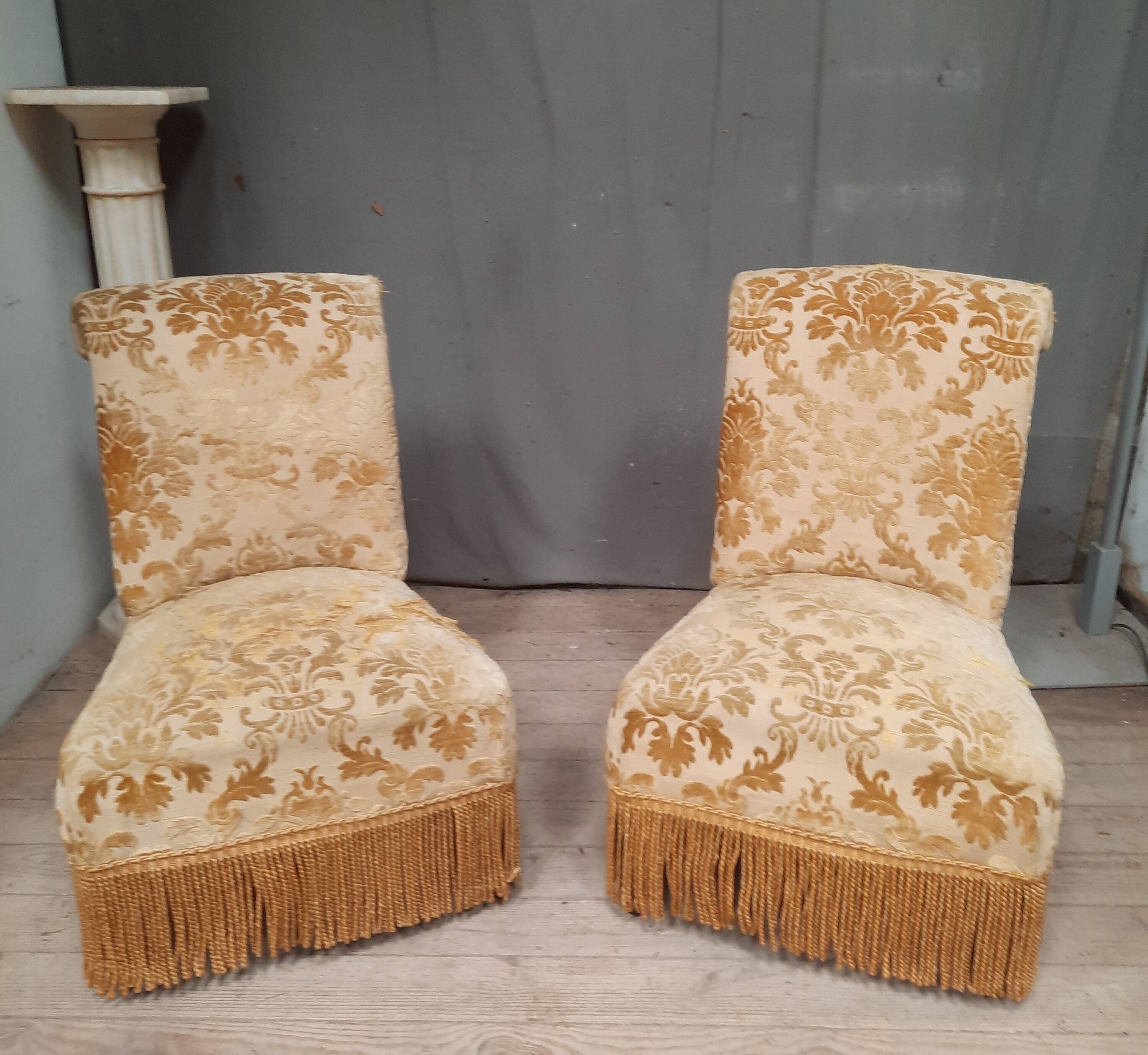 Pair of “toad” chairs