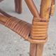 Children's chair in rattan and wicker