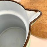 Enamelled cast iron pitcher 1950