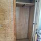 1940s burl wood wardrobe