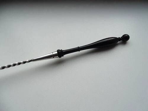 Louche punch cailard bayard "twist" silver-plated 19th century - 38.5 cm