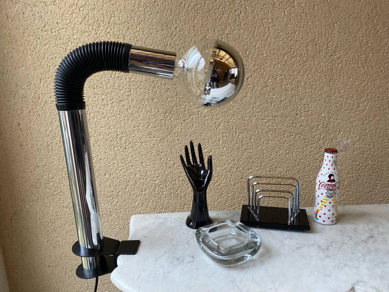 Lampe de bureau Periscopio Targetti Sankey vintage Space age italie 70