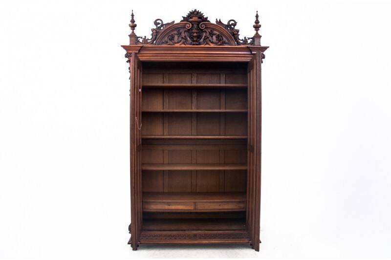 Antique wardrobe, France.