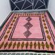 Handmade Berber pink rug 250cmx150cm