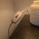 Small French lamp from the 1960s carved in stone