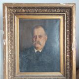 Portrait of a man with a moustache