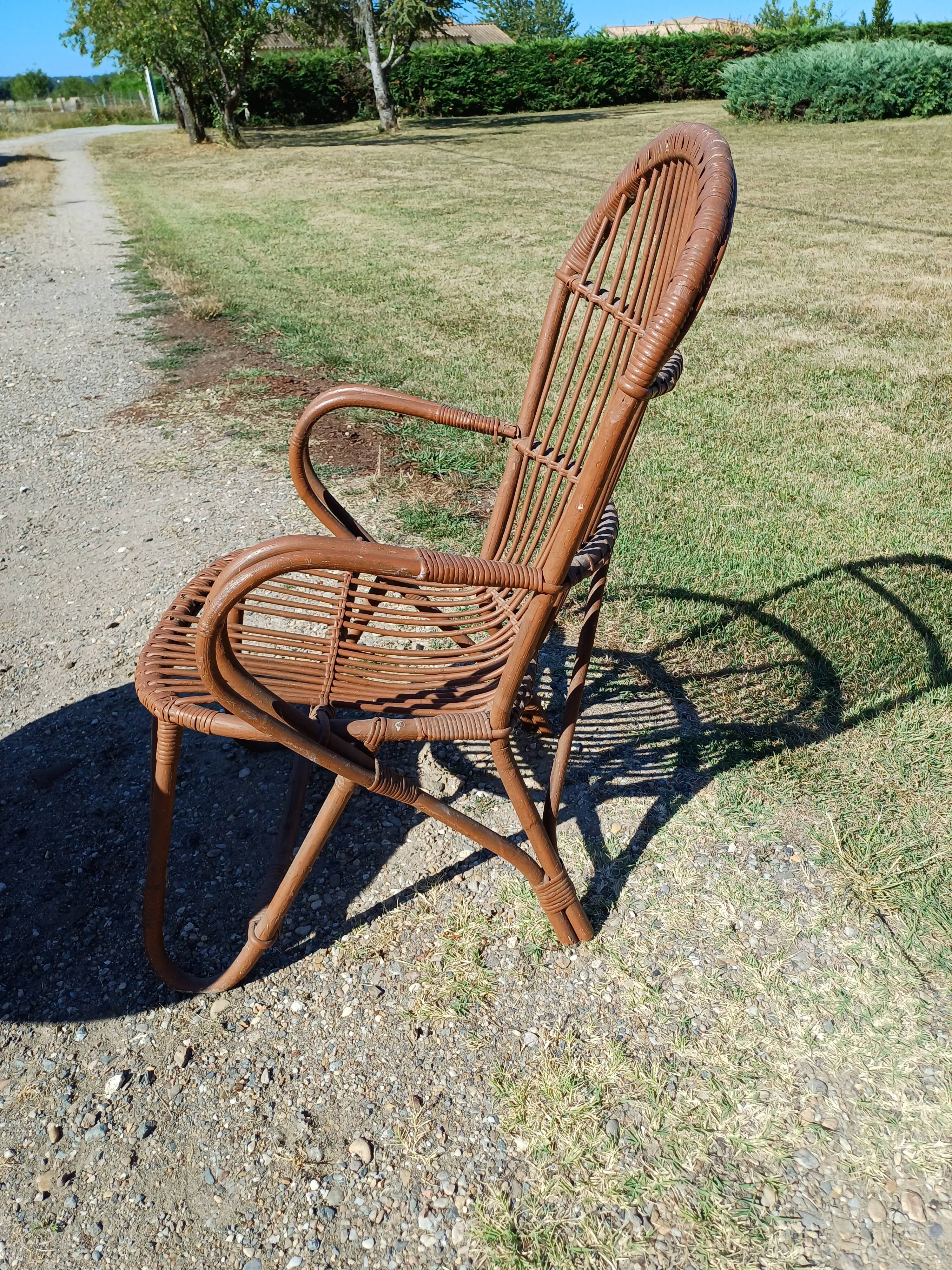 Salon de Jardin en Rotin