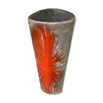 Vase céramique allemand flammé