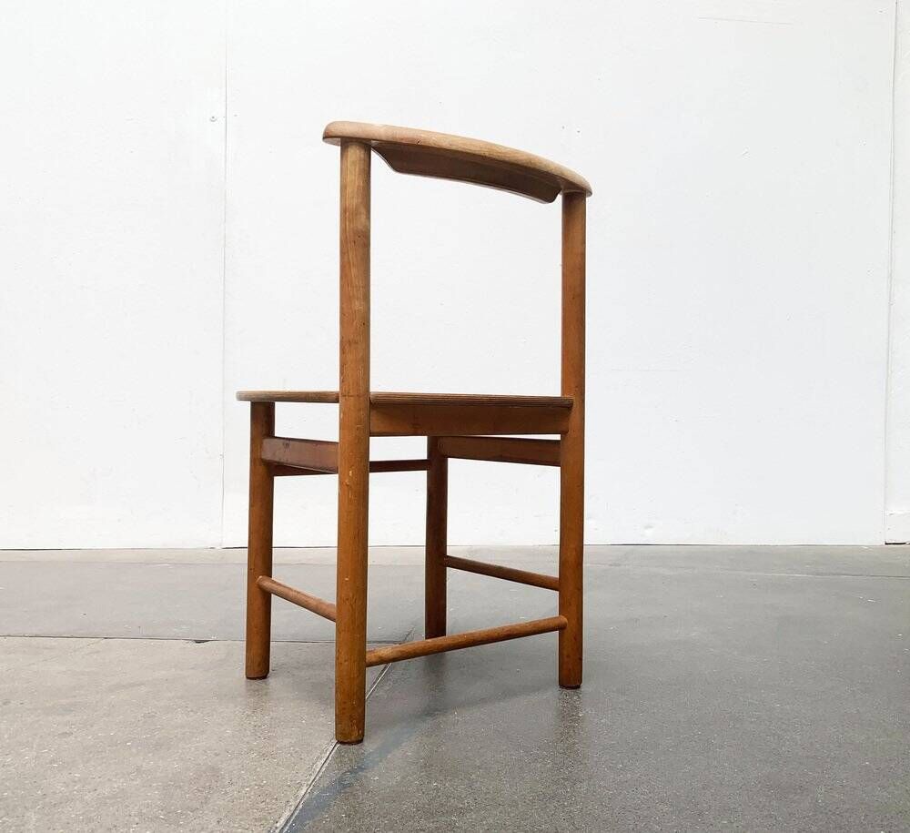 Mid-century wooden chair set of 2, 1960s
