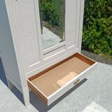 White art deco Parisian wardrobe