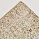 3x7 Brown Cream Floral Handmade Vintage Rug, 105x211Cm