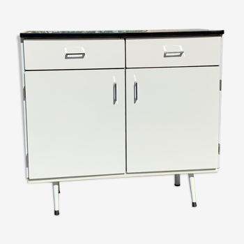 White formica buffet