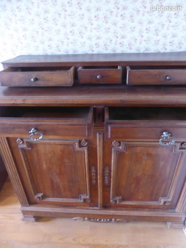 Antique solid walnut furniture from the early 1900s.