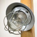 Industrial aluminum wall lamp, 1960s