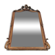 Gilded mirror of louis XV style fireplace 1900 79x145cm