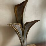 Lily leaf wall lamp