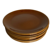 Set de 9 assiettes 1960 faÏence de Niederviller