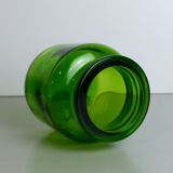 Green glass jar or jar