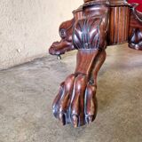 Pedestal table - In mahogany and mahogany veneer - Restoration Period (circa 1820-1830)