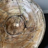 Asian straw and rattan hat